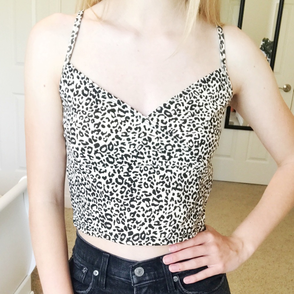 Cheetah Print Crop Top